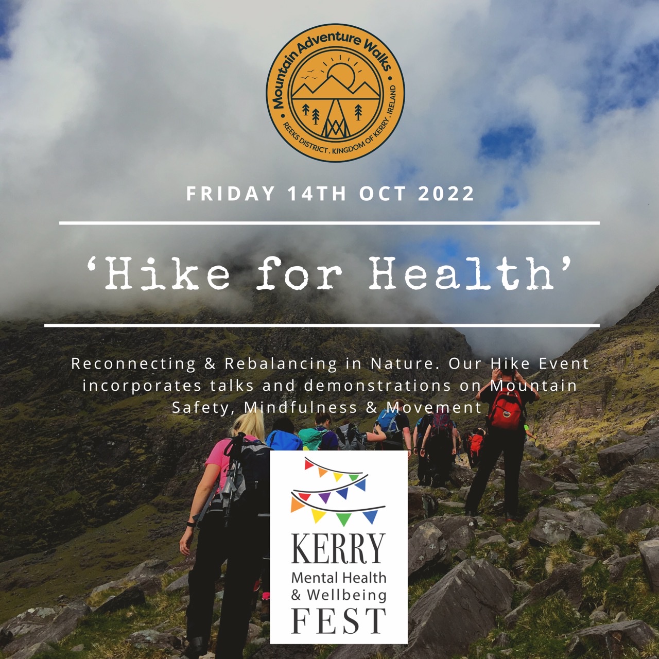 Hike for Health event at Kerry Mental Health & Wellbeing Fest 2022