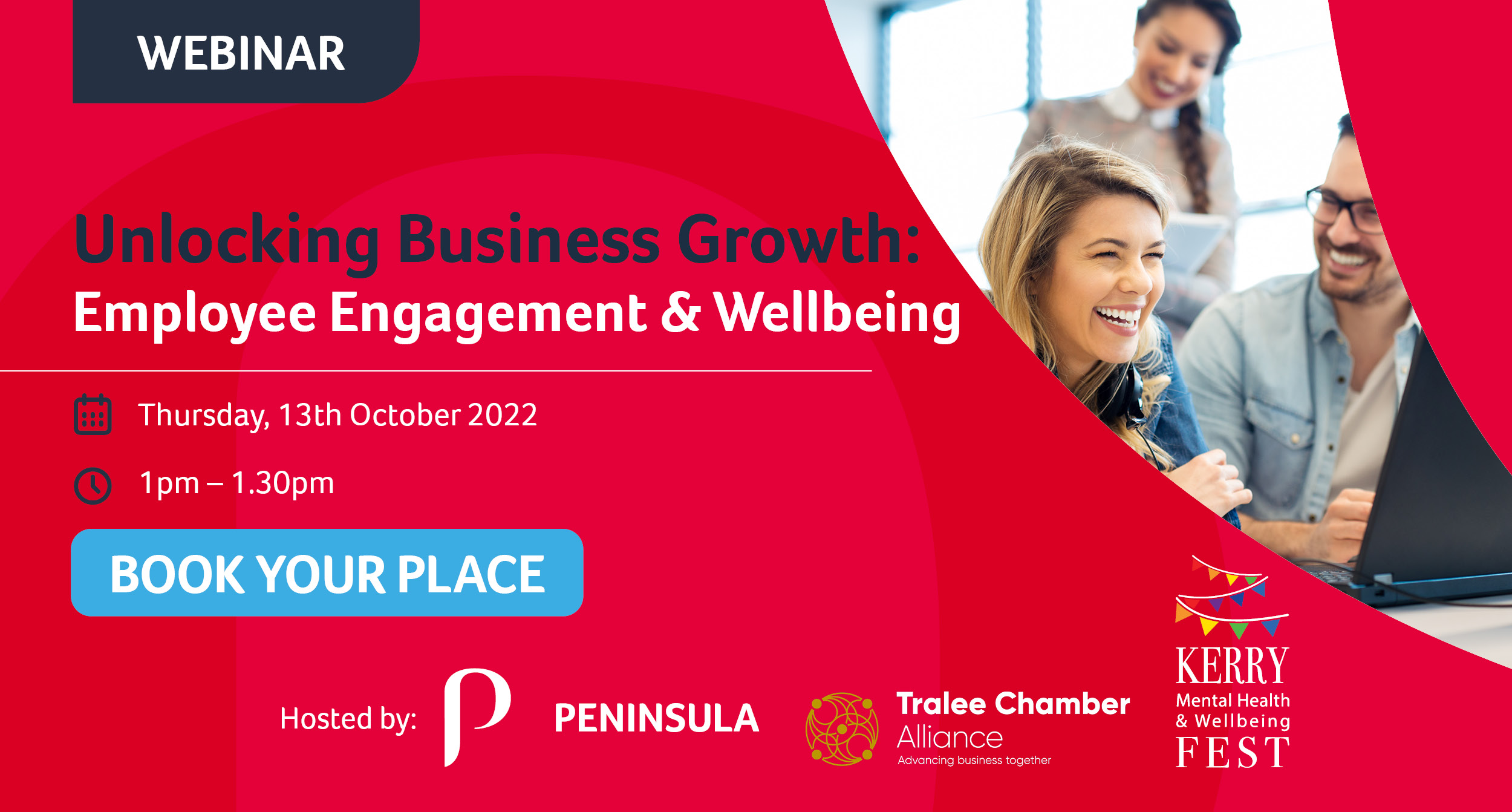 Unlocking Business Growth-Employee Engagement & Wellbeing event at Kerry Mental Health & Wellbeing Fest 2022
