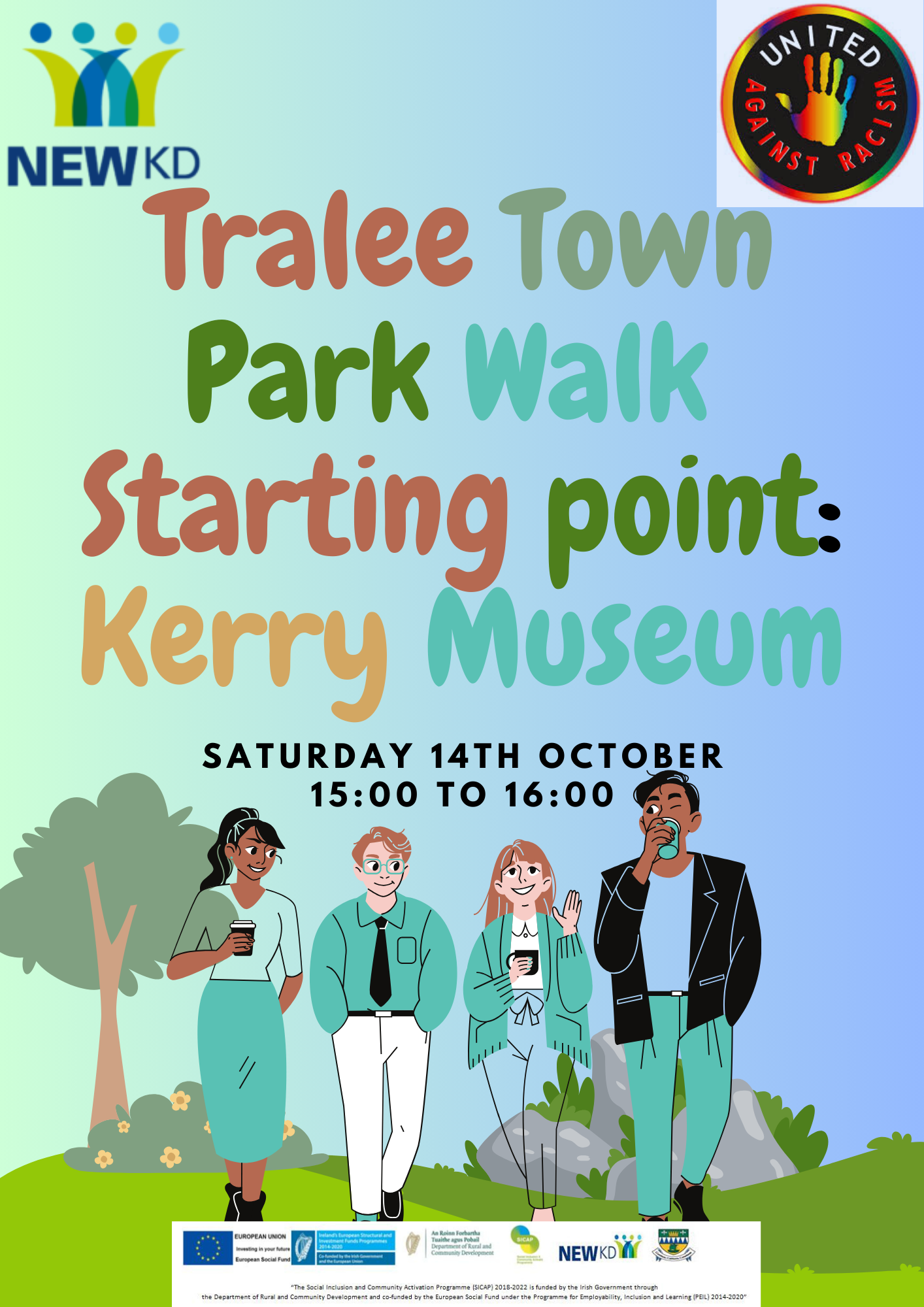 United Against Racism Park Walk event at Kerry Mental Health & Wellbeing Fest 2022