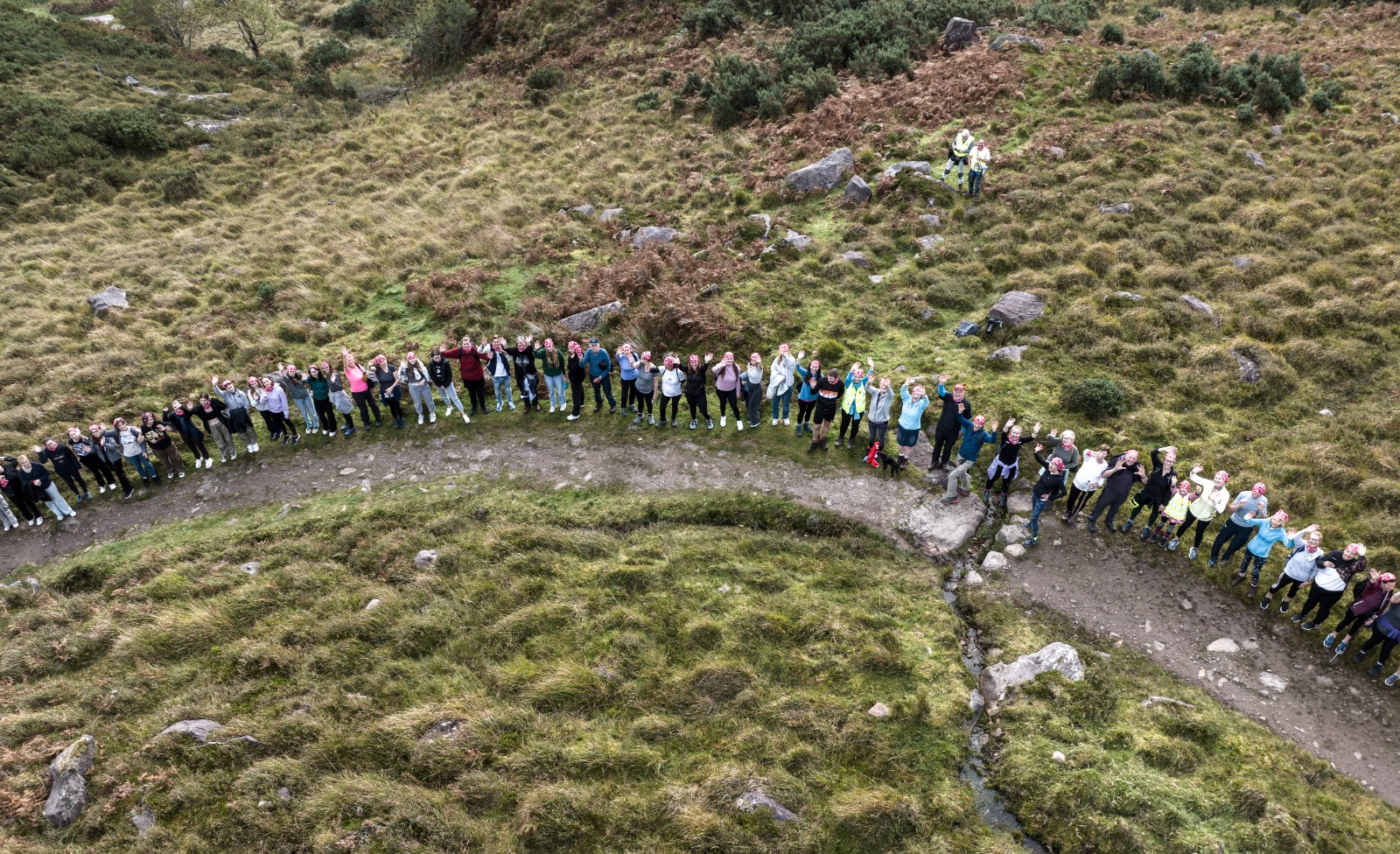 Human Chain Challenge On Strickeen Mountain event at Kerry Mental Health & Wellbeing Fest 2022