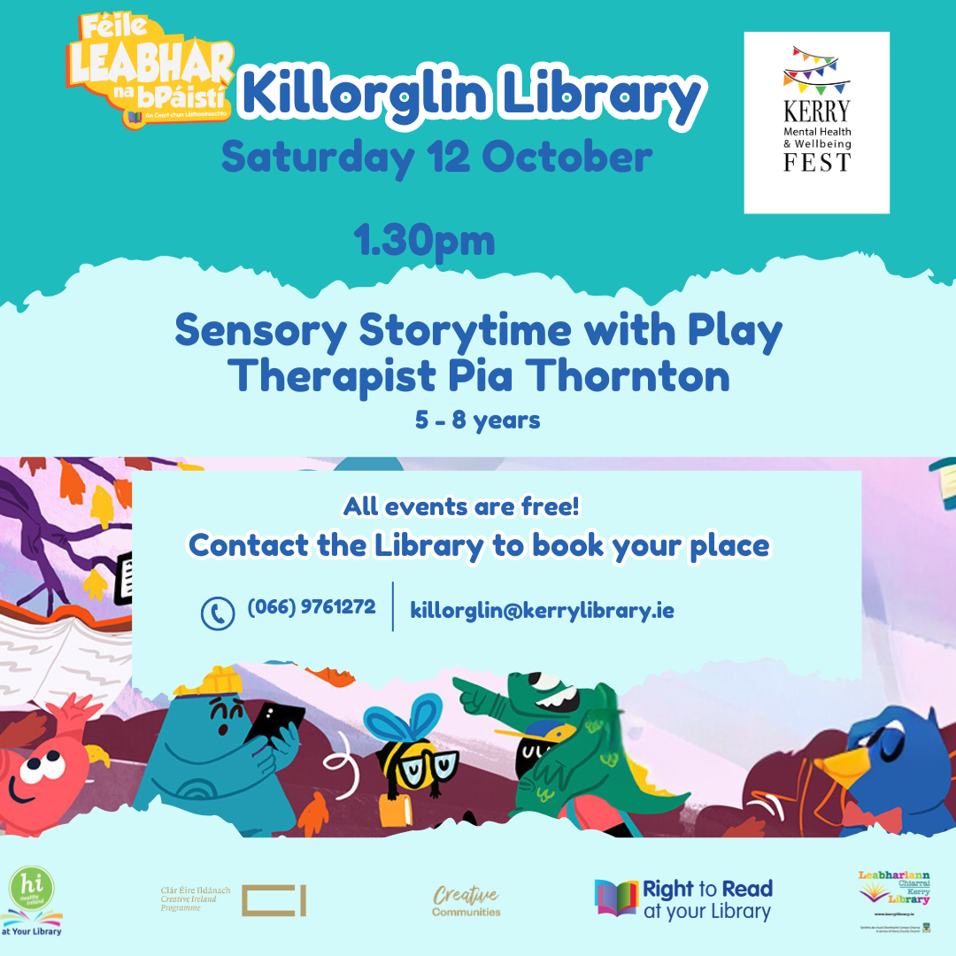 Sensory Storytime with Play Therapist Pia Thornton event at Kerry Mental Health & Wellbeing Fest 2023