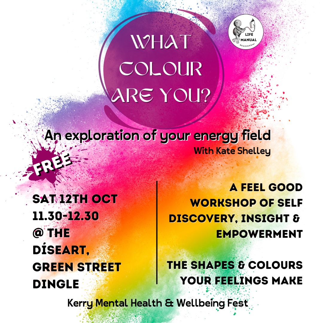 What is your colour- an exploration of your energy field event at Kerry Mental Health & Wellbeing Fest 2023