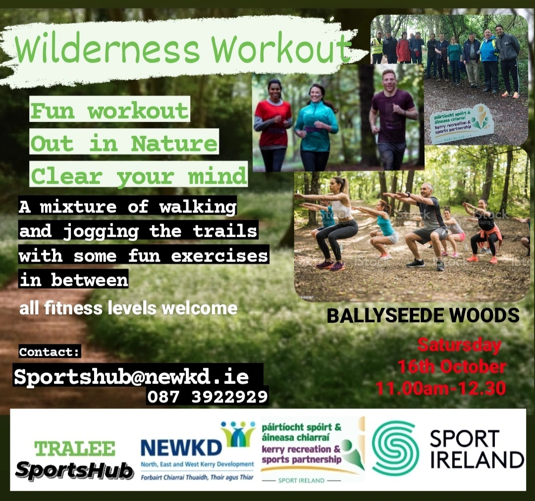 Wilderness Workout event at Kerry Mental Health & Wellbeing Fest 2022