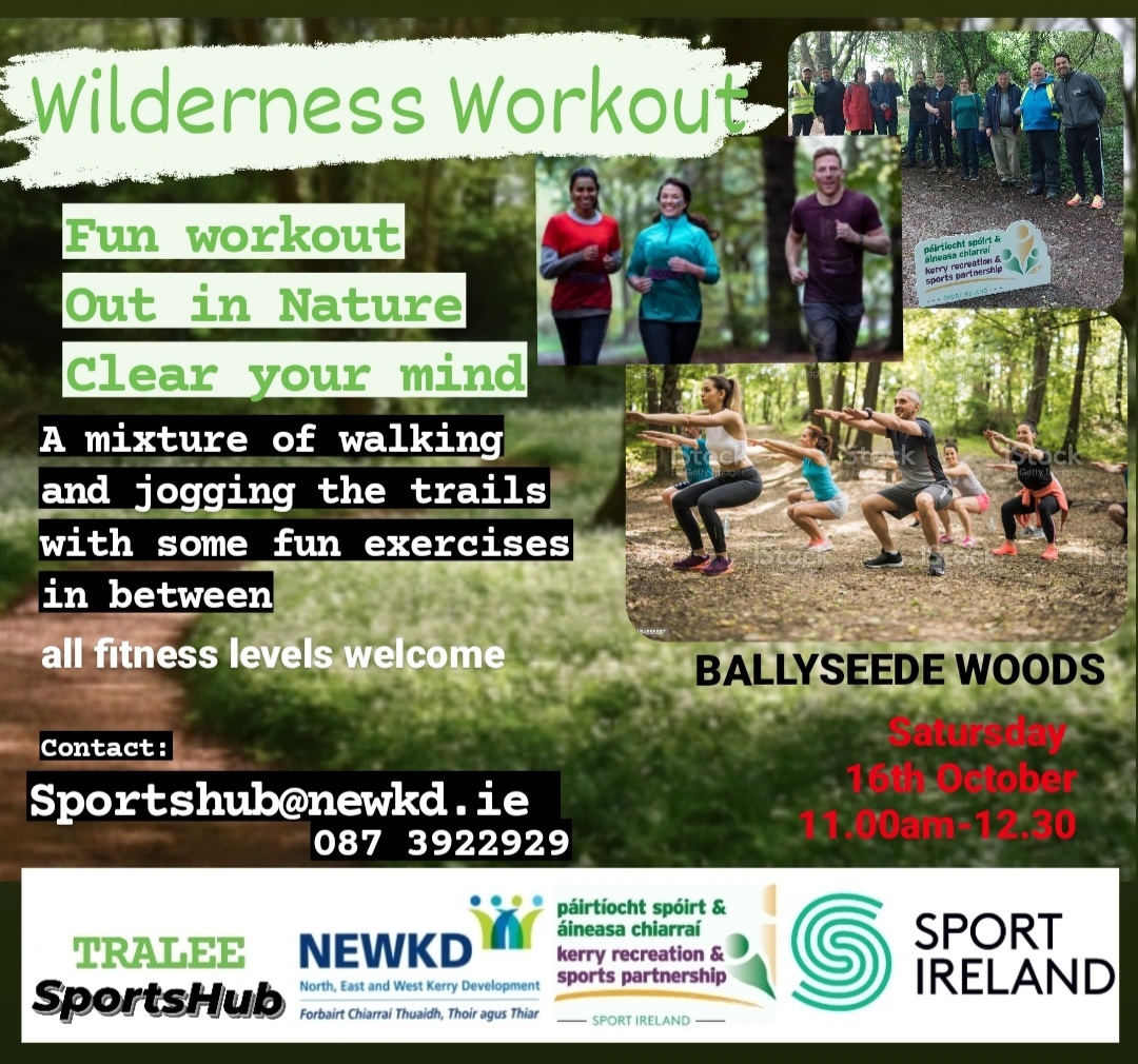 Wilderness Workout event at Kerry Mental Health & Wellbeing Fest 2023